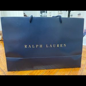 Large Ralph Lauren shopping bag
